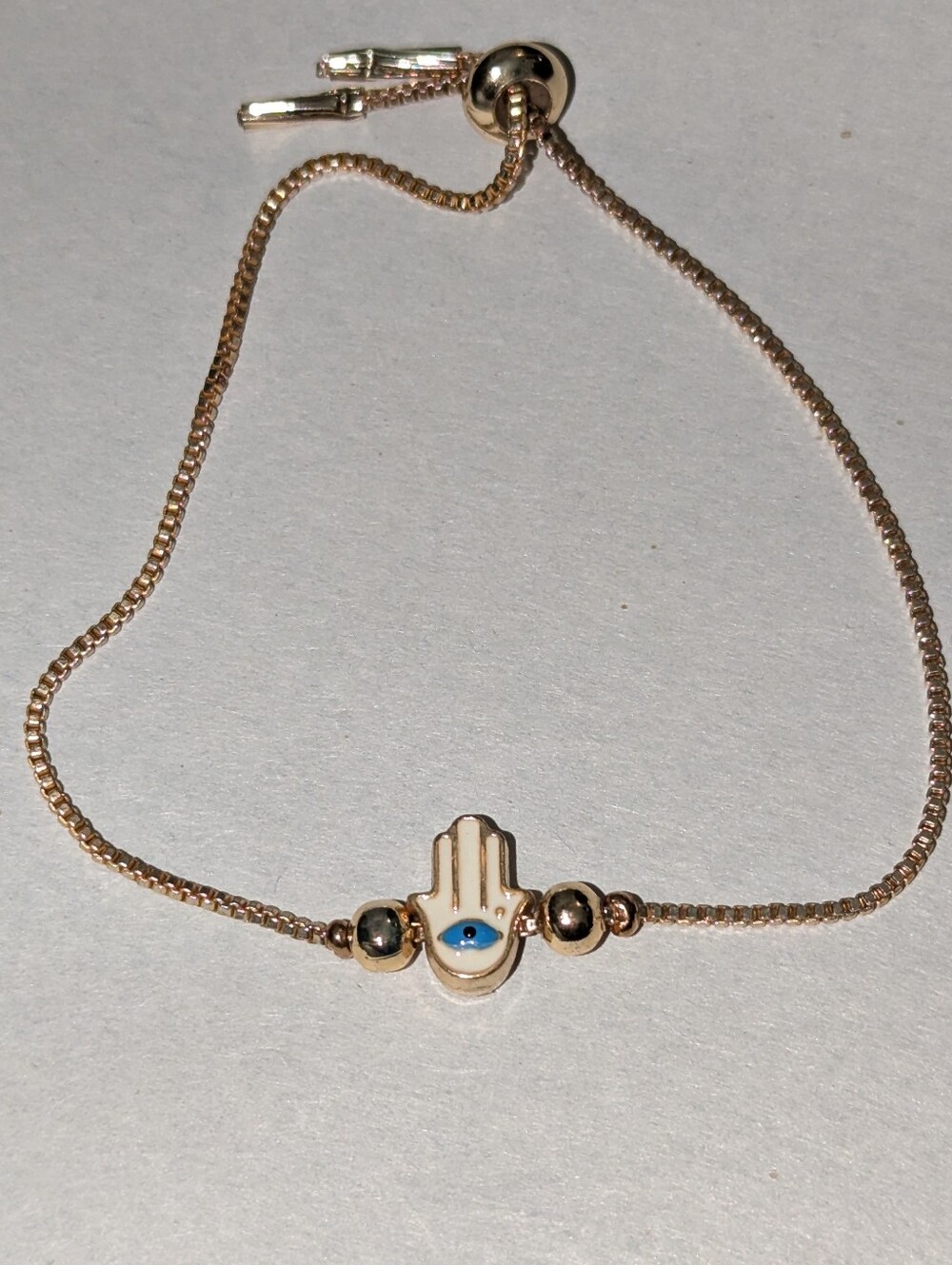 Gold Hamsa Hand Bracelet
